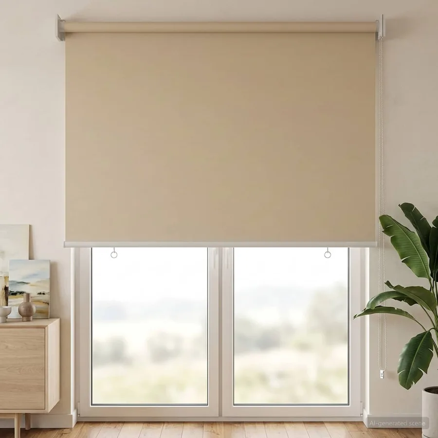 Store roulant extérieur protection UV Beige 85 x 230 cm (L x H) - 3