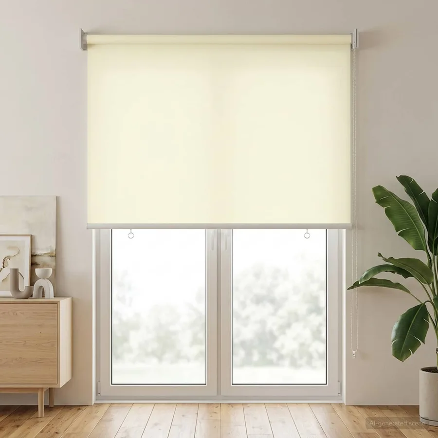 Store roulant extérieur protection UV Crème 85 x 230 cm (L x H) - 3