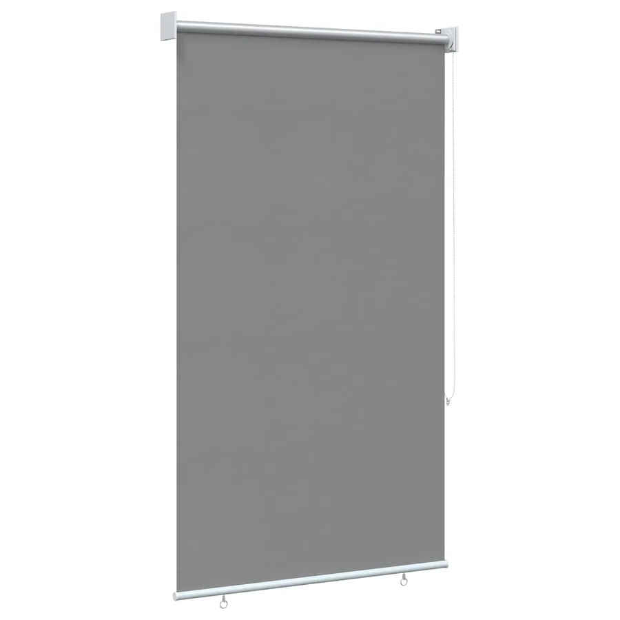 Store roulant extérieur protection UV Gris clair Polyester - 4