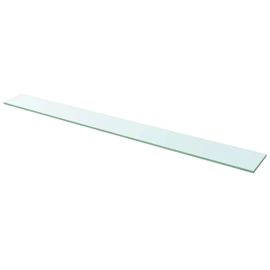 Panneaux d'étagère 2 pcs Verre Transparent 110x12 cm - 2