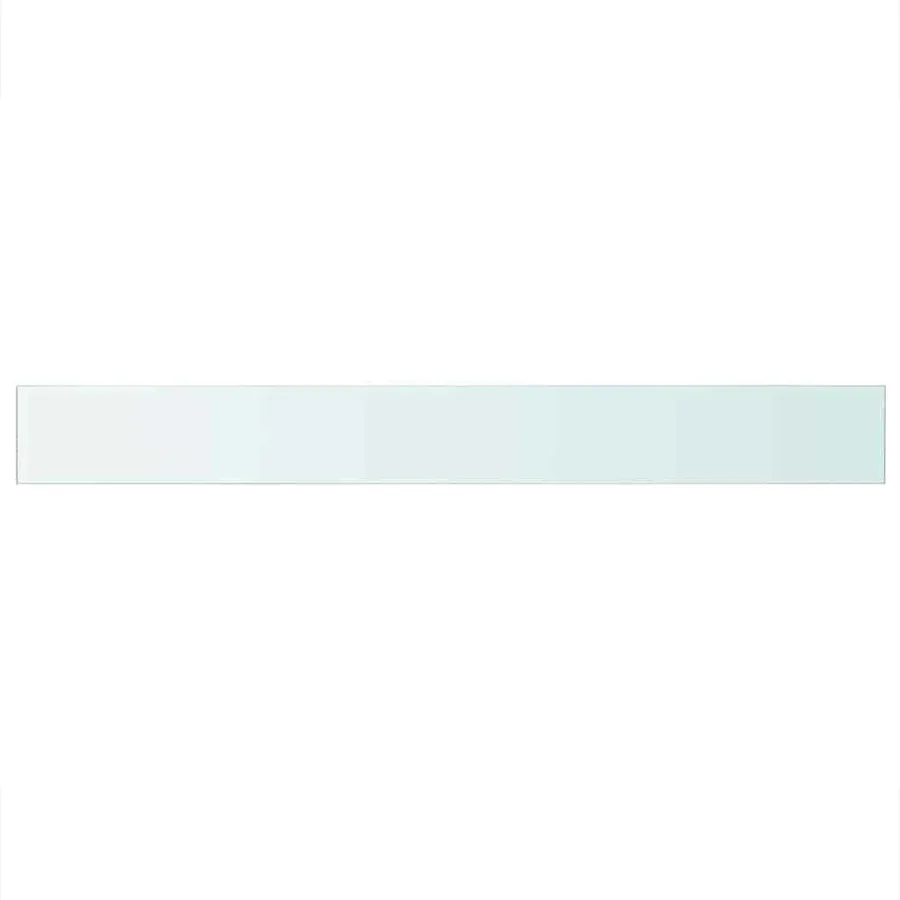 Panneaux d'étagère 2 pcs Verre Transparent 110x12 cm - 3
