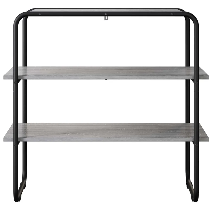 Table console Sonoma gris 80 x 41 x 75 cm Bois d'ingénierie - 4