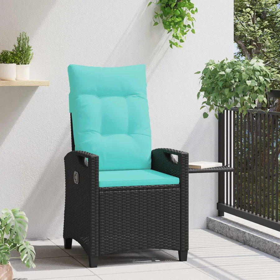 Chaise de jardin inclinable 56 x 60 x 112 cm acier - 4