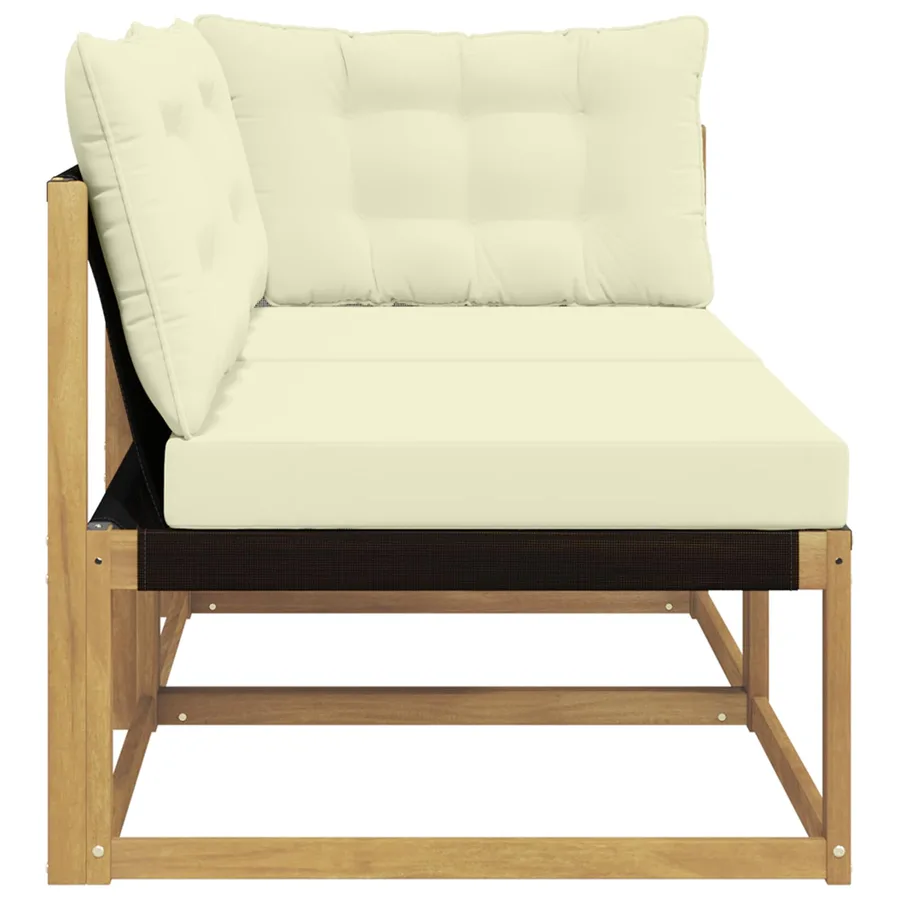 Unité de canapé sectionnel Blanc 162,5 x 83 x 73 cm - 6