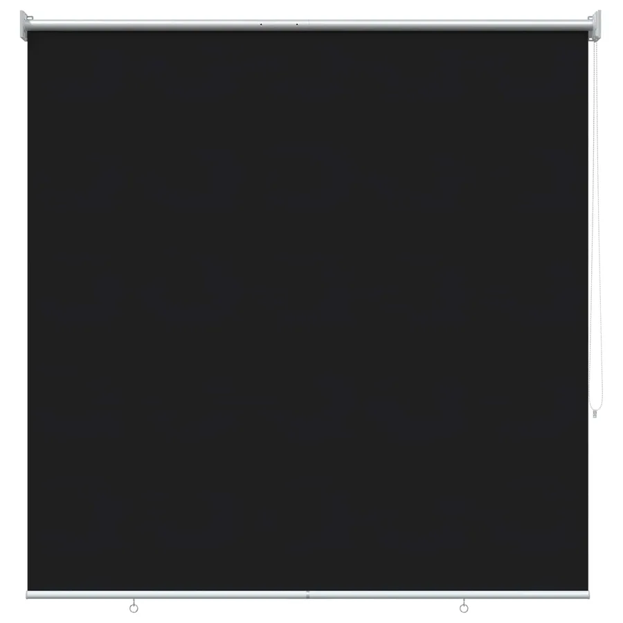 Store roulant extérieur protection UV Noir 125 x 230 cm (L x H) - 2