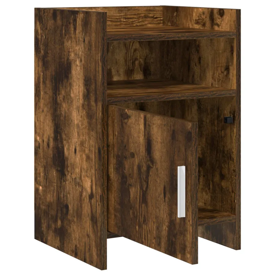 Tables de chevet 2 pcs Chêne fumé 40 x 36 x 60 cm - 3