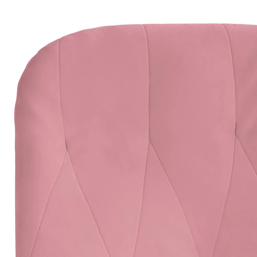 Chaise de relaxation Rose Velours - 6
