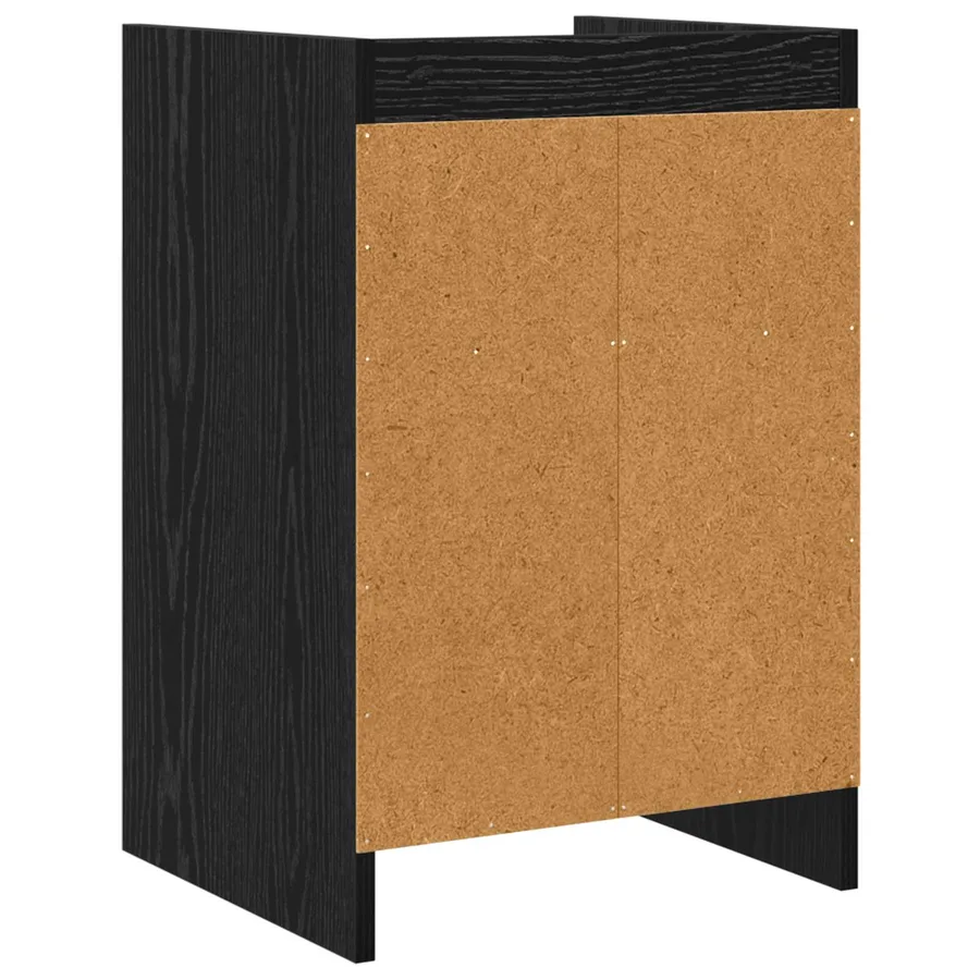 Tables de chevet 2 pcs Chêne noir 40 x 36 x 60 cm - 6