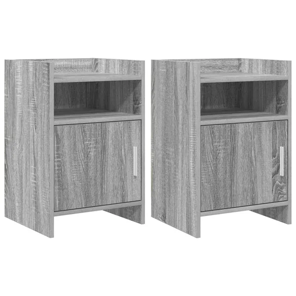 Tables de chevet 2 pcs Sonoma gris 40 x 36 x 60 cm