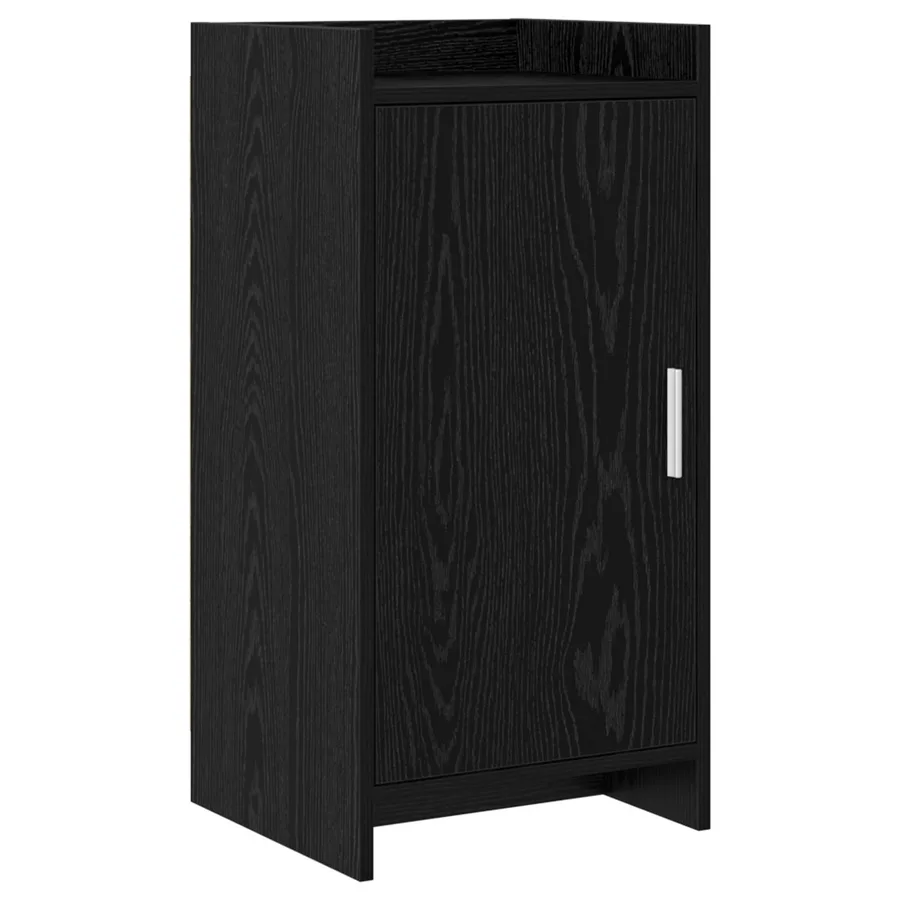 Buffet Chêne noir 40 x 36 x 80 cm Bois d'ingénierie - 2