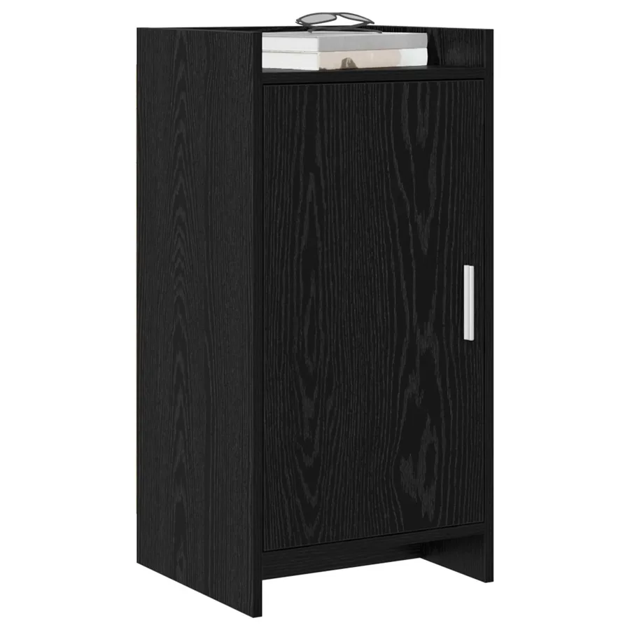 Buffet Chêne noir 40 x 36 x 80 cm Bois d'ingénierie - 3