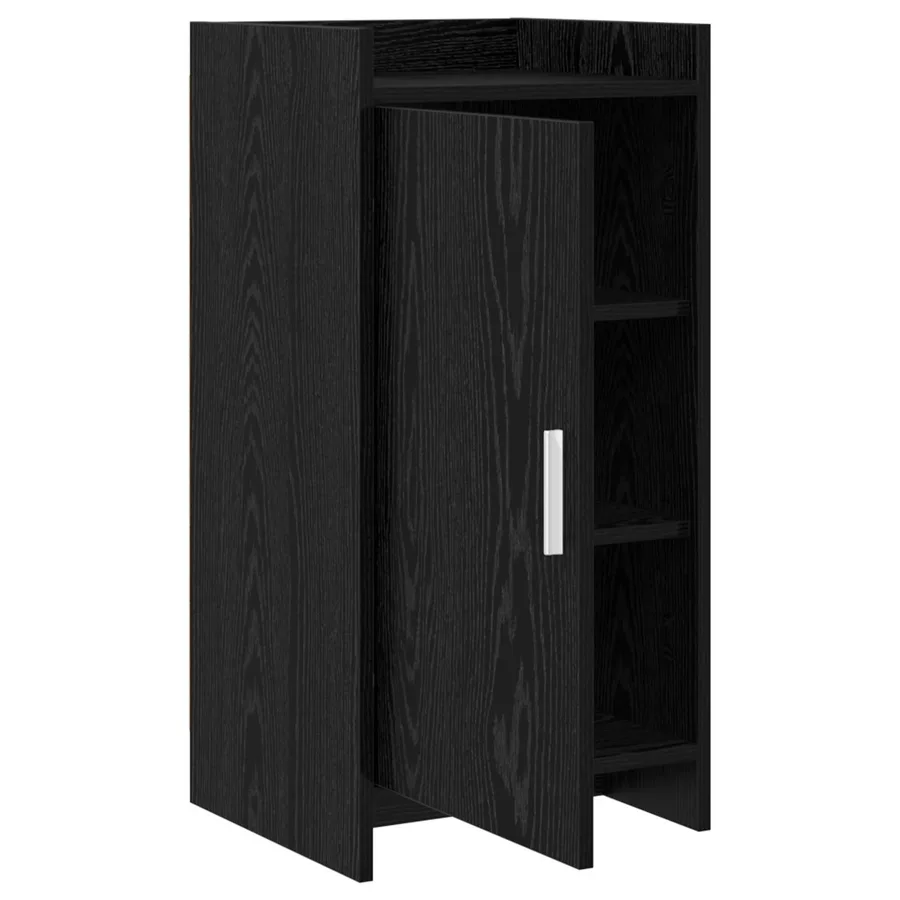 Buffet Chêne noir 40 x 36 x 80 cm Bois d'ingénierie - 4
