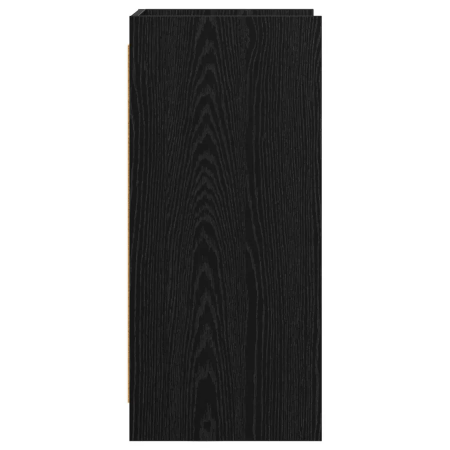 Buffet Chêne noir 40 x 36 x 80 cm Bois d'ingénierie - 6