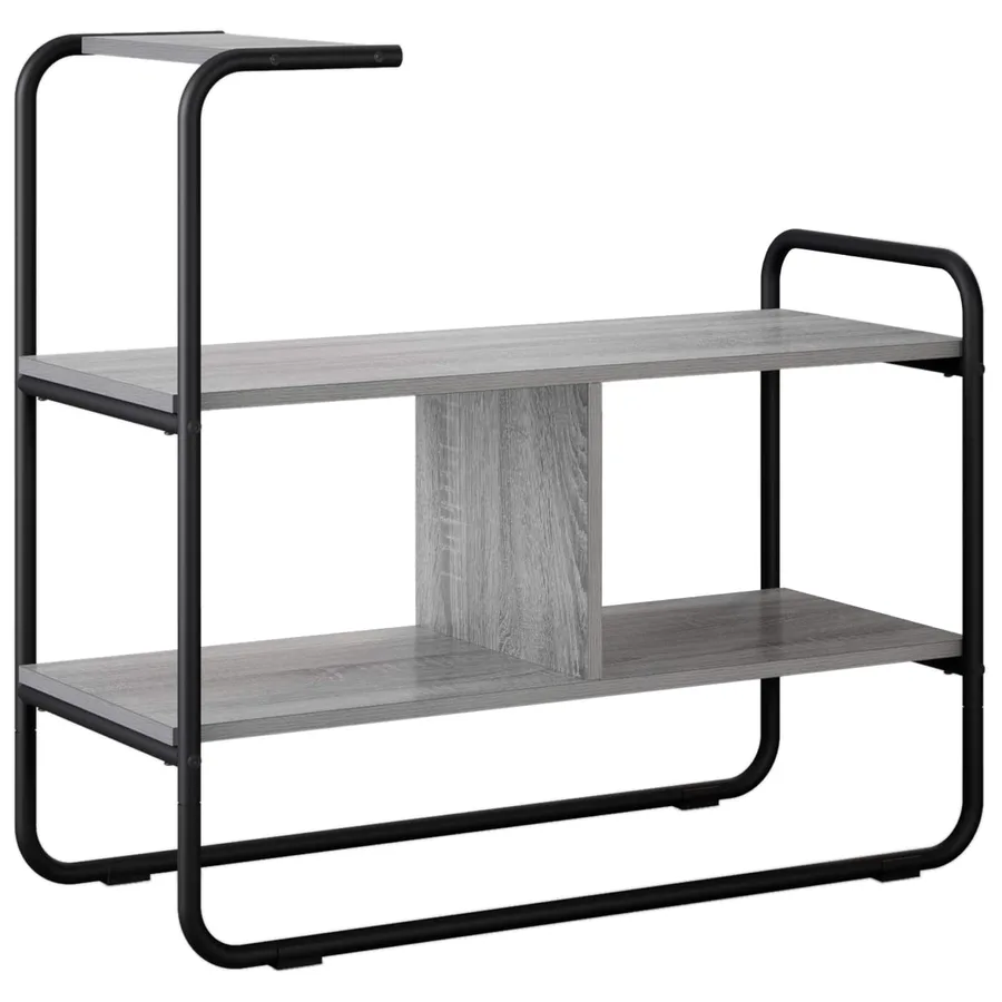 Table console Sonoma gris 80 x 35 x 75 cm Bois d'ingénierie - 2