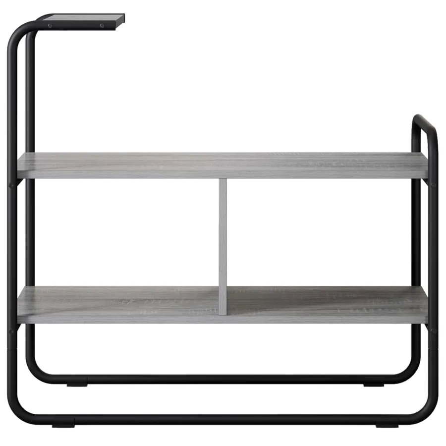 Table console Sonoma gris 80 x 35 x 75 cm Bois d'ingénierie - 4