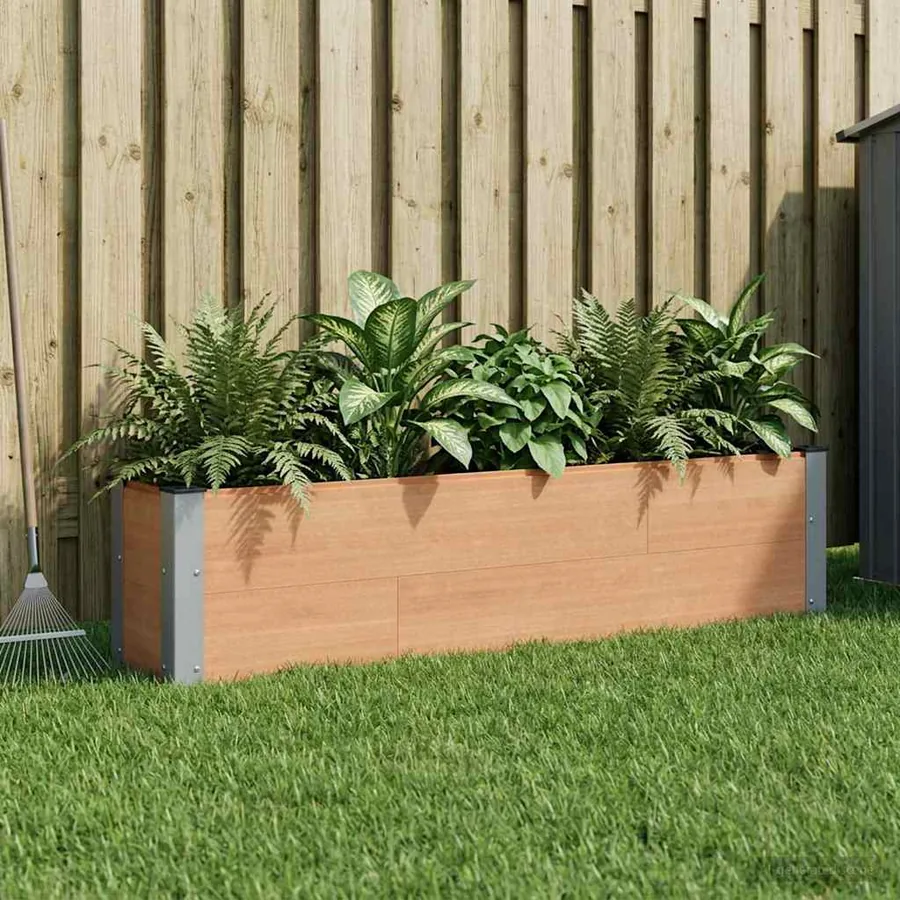 Jardinière surélevée Marron 150 x 30 x 36 cm