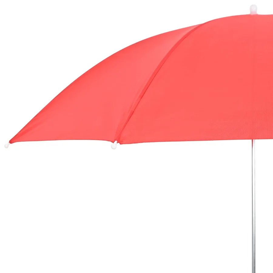Parapluie avec pince 2 pcs Rouge brique Ø 105 x 86 cm - 5