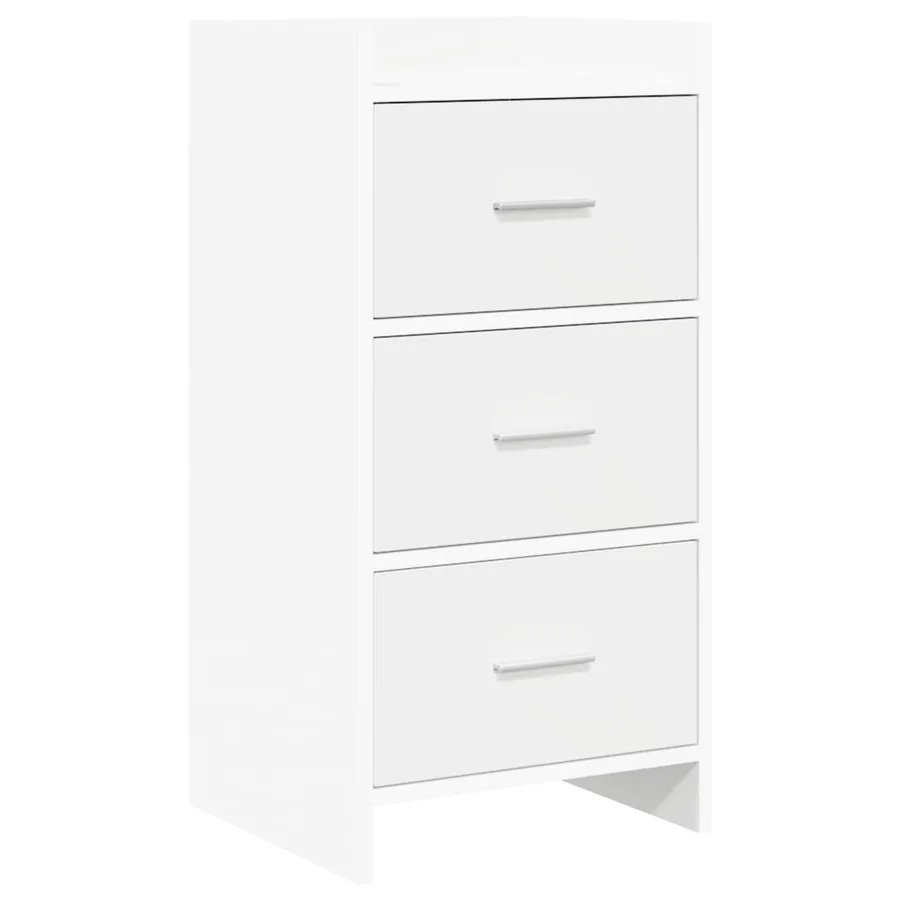 Buffet Blanc 40 x 36 x 80 cm Bois d'ingénierie - 2