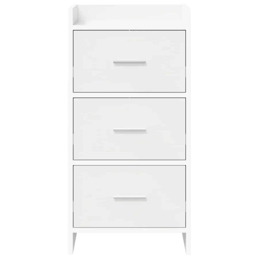 Buffet Blanc 40 x 36 x 80 cm Bois d'ingénierie - 5