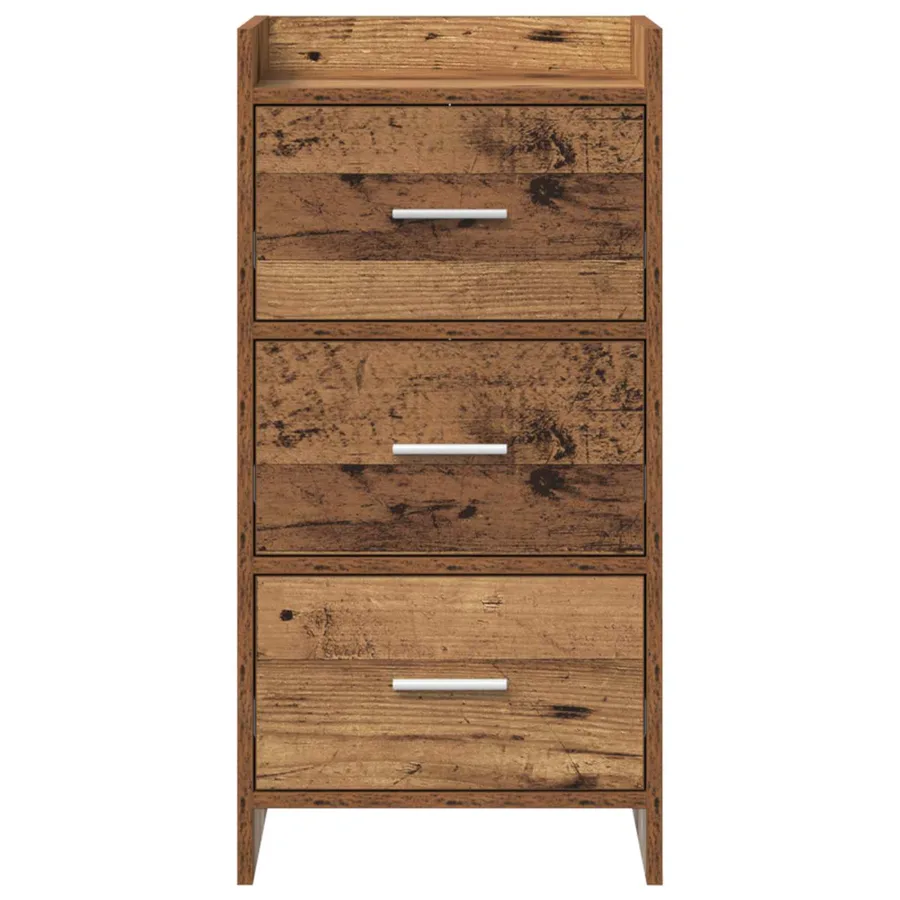 Buffet Bois ancien 40 x 36 x 80 cm Bois d'ingénierie - 5