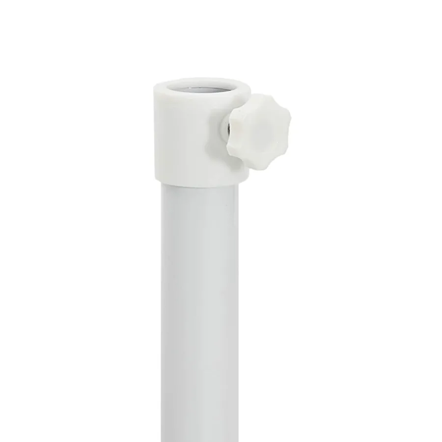 Support de parasol Blanc Acier for 25-32 mm Pole - 10