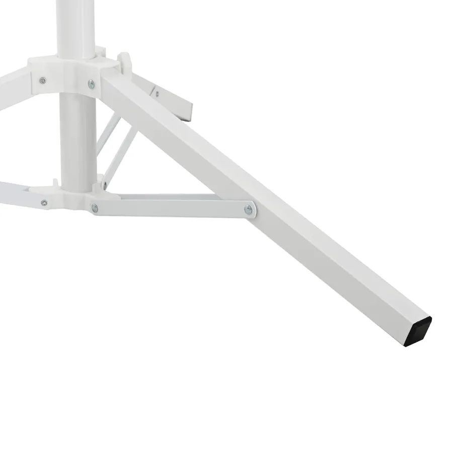 Support de parasol Blanc Acier for 25-32 mm Pole - 9