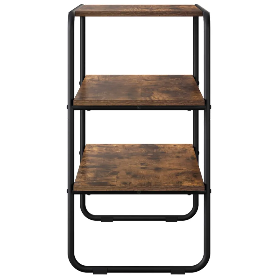Table console Chêne fumé 60 x 41 x 75 cm Bois d'ingénierie - 5