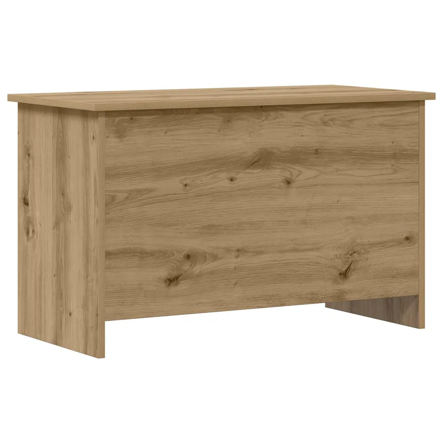 Coffre de rangement Chêne artisanal 80 x 40 x 50 cm - 2