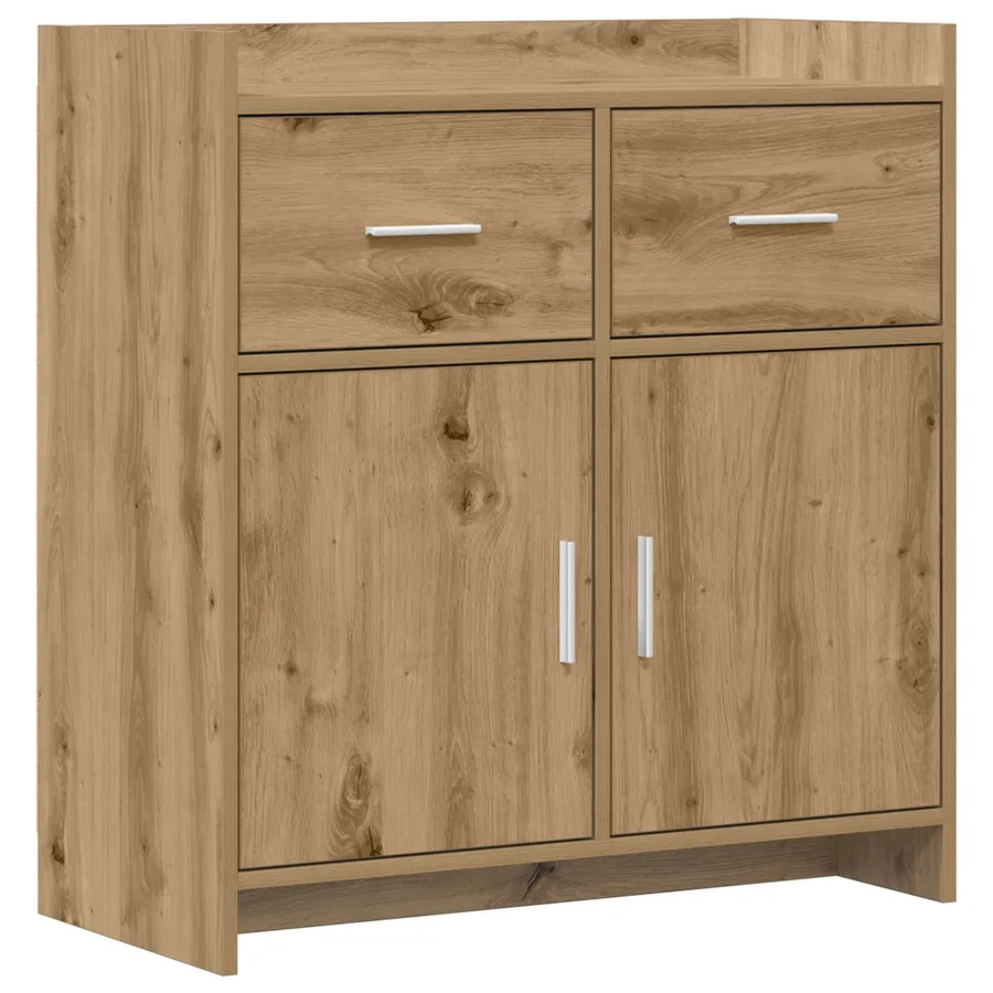 Buffet Chêne artisanal 75 x 36 x 80 cm Bois d'ingénierie - 2