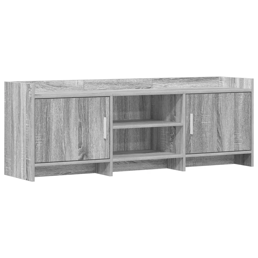 Meuble TV 130 x 33 x 47 cm Sonoma gris Bois d'ingénierie - 2