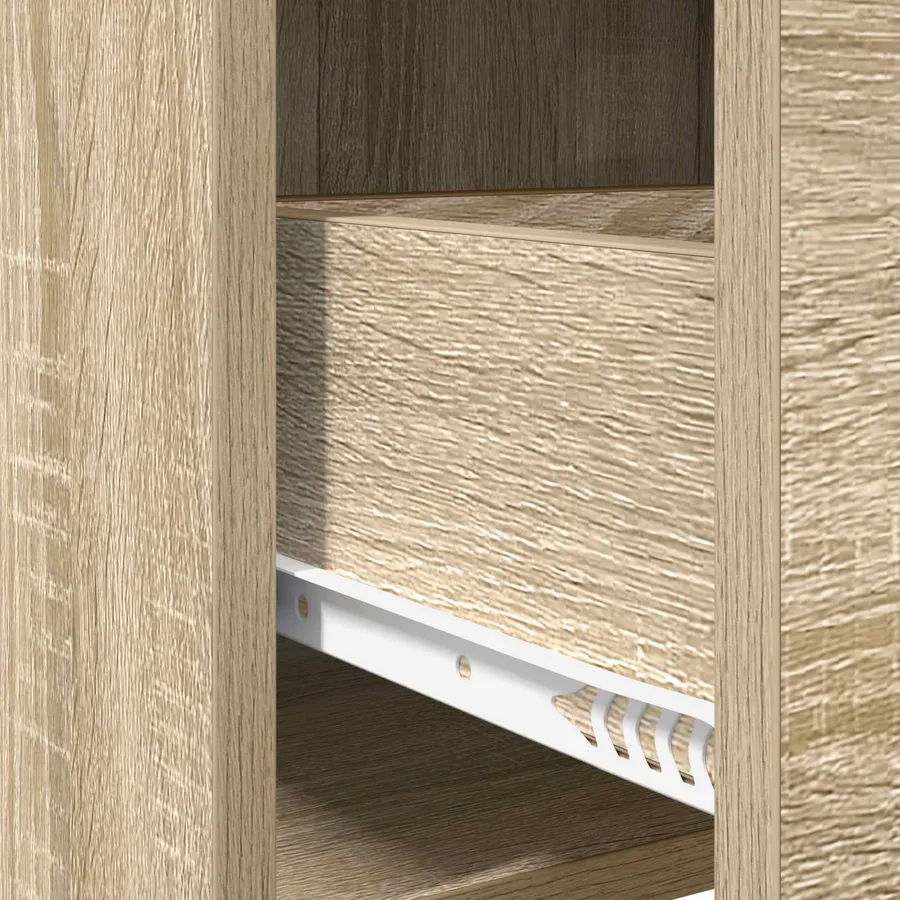Buffet Chêne Sonoma 75 x 36 x 80 cm Bois d'ingénierie - 8