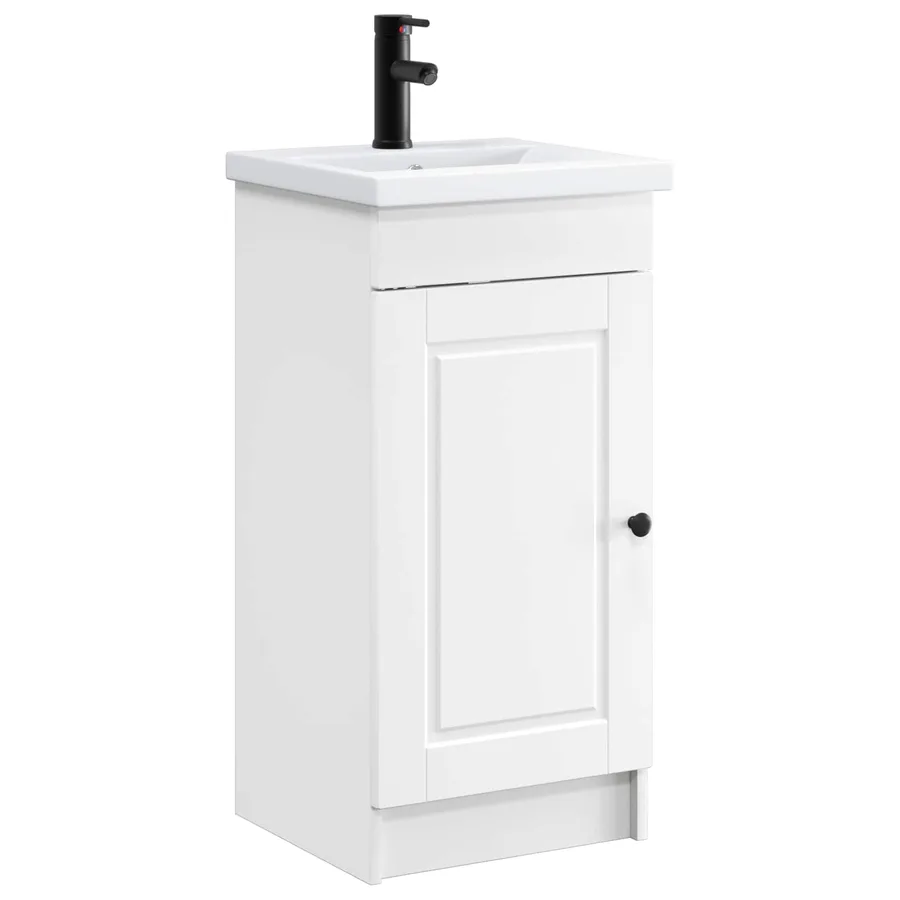 Meuble de salle de bain avec évier Blanc 42 x 40 x 84,5 cm - 2
