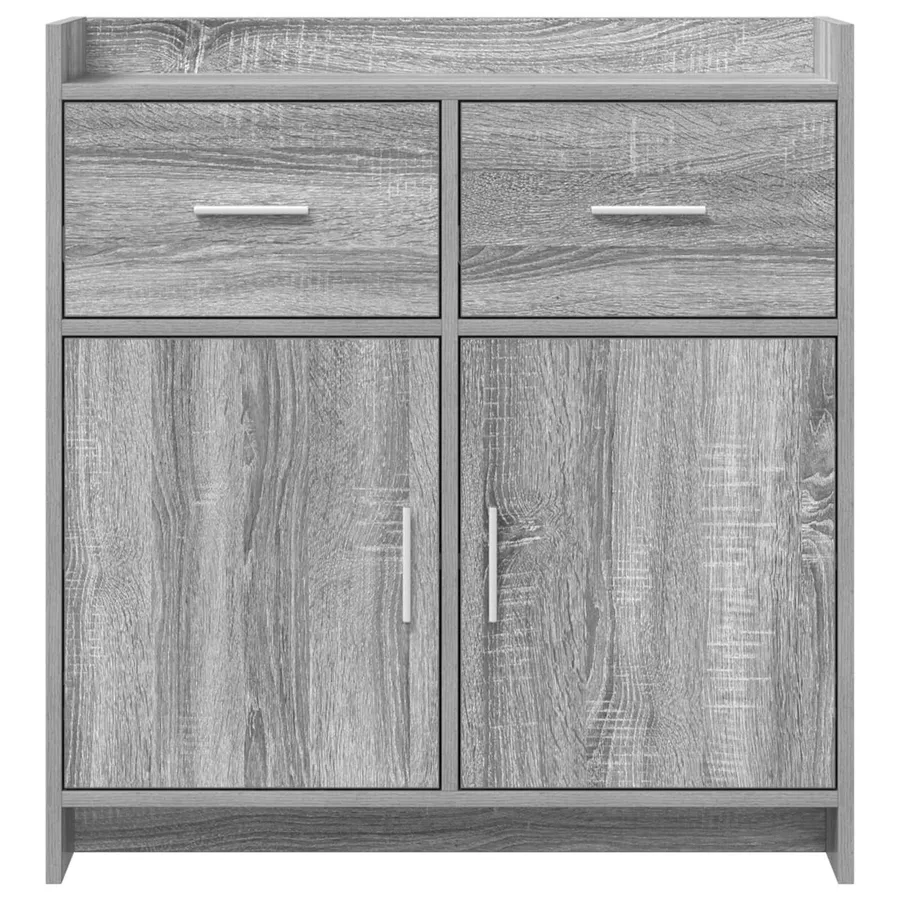 Buffet Sonoma gris 75 x 36 x 80 cm Bois d'ingénierie - 5