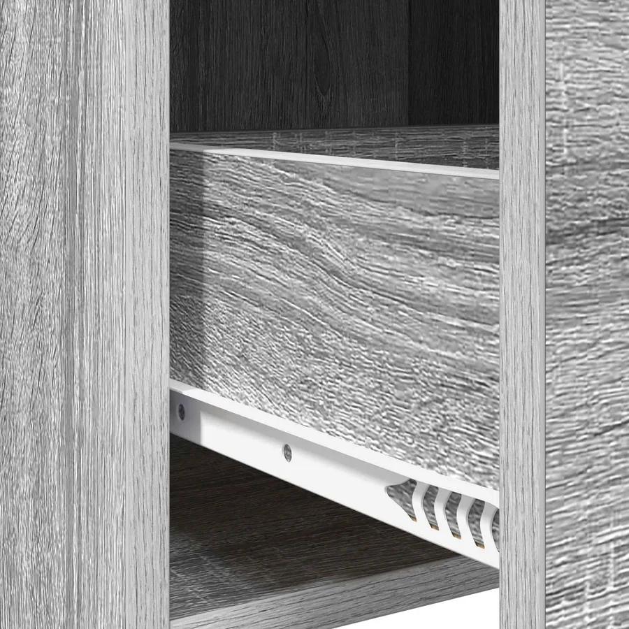 Buffet Sonoma gris 75 x 36 x 80 cm Bois d'ingénierie - 8