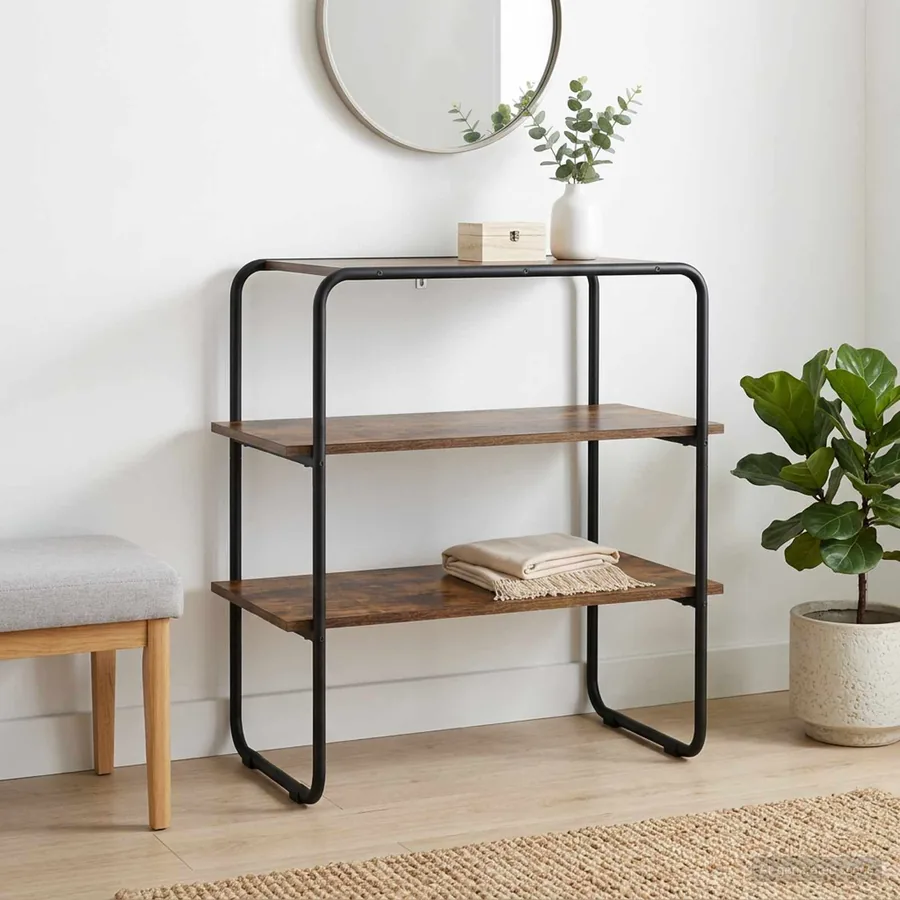 Table console Chêne fumé 100 x 41 x 75 cm Bois d'ingénierie