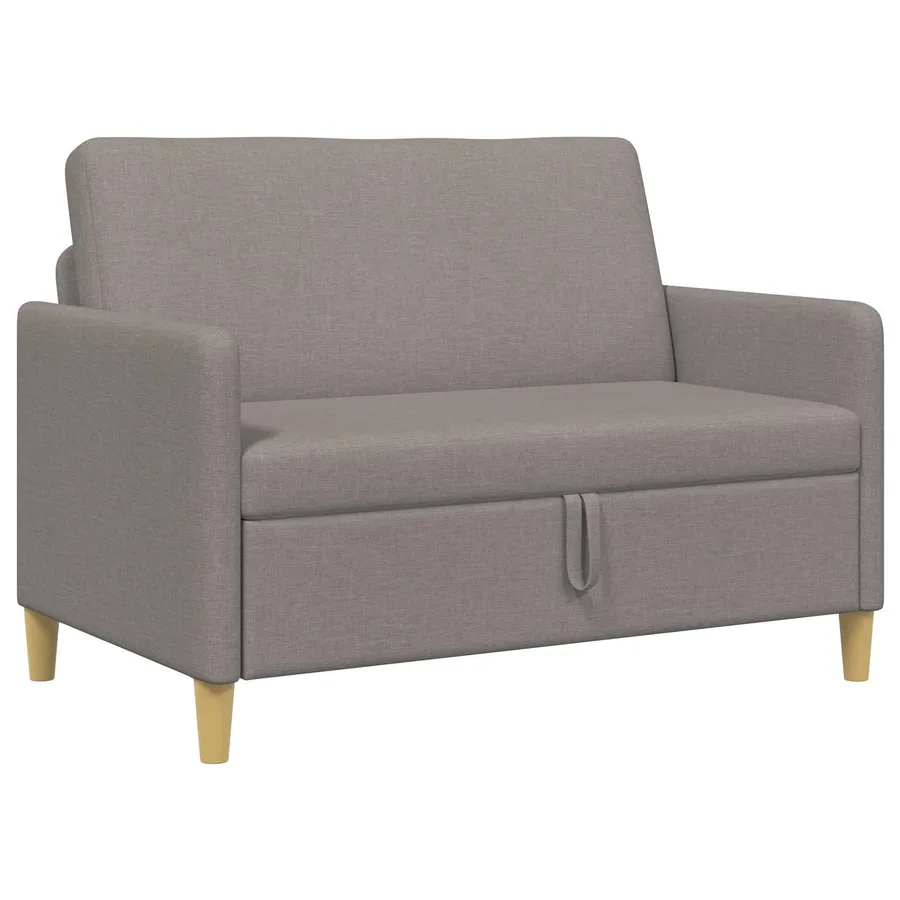 Sofa avec rangement Taupe 122 x 78 x 87 cm Polyester - 2