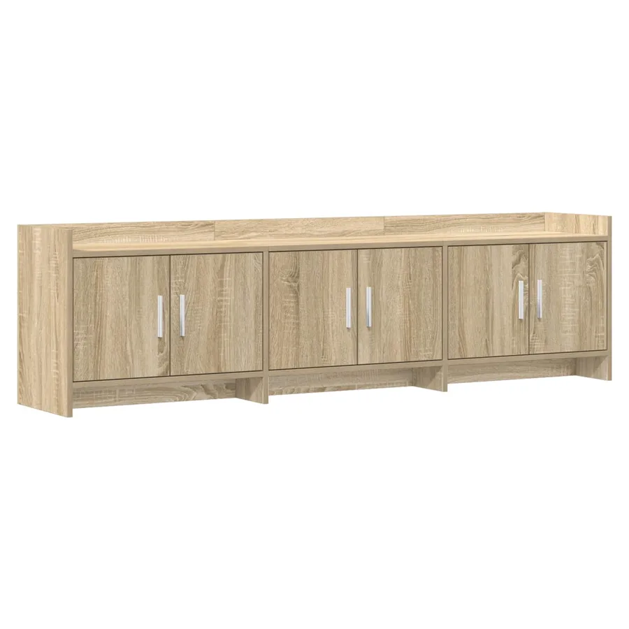 Meuble TV 168 x 33 x 47 cm Chêne Sonoma Bois d'ingénierie - 2