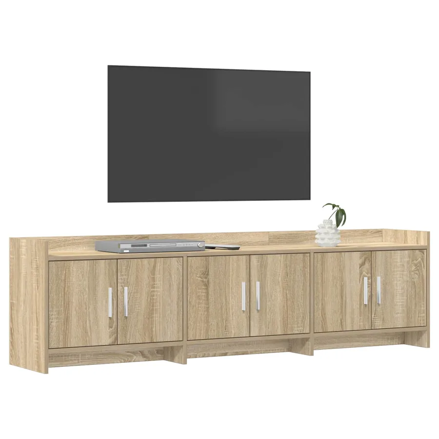 Meuble TV 168 x 33 x 47 cm Chêne Sonoma Bois d'ingénierie - 3