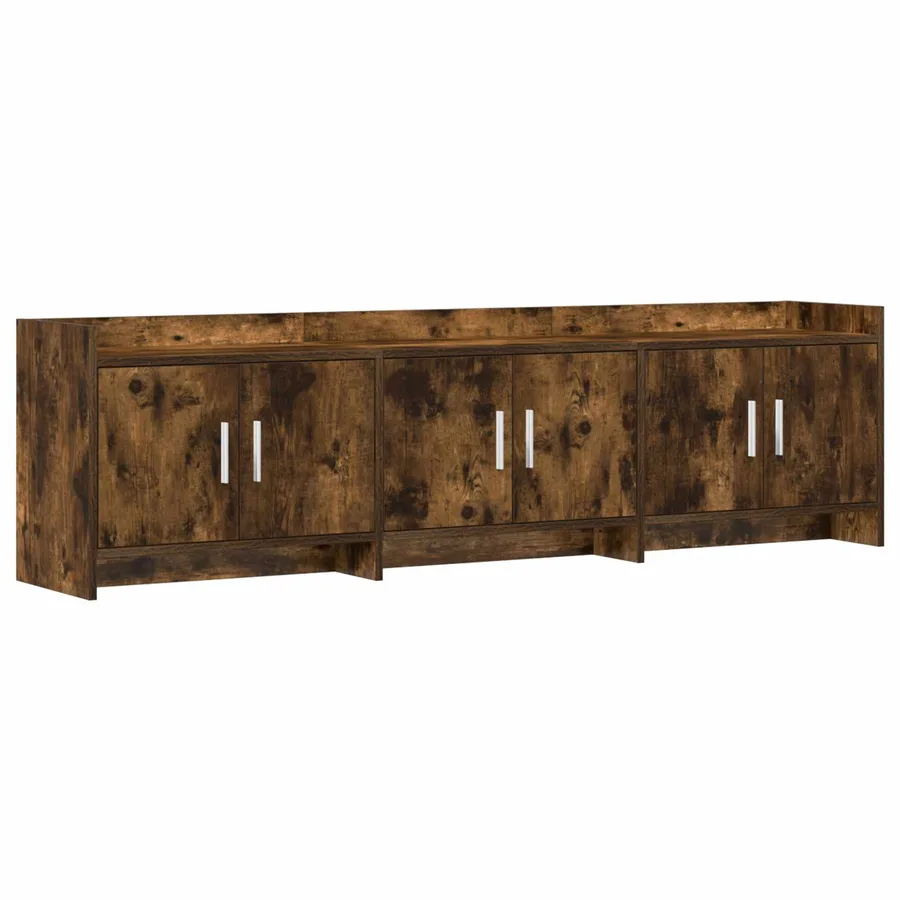 Meuble TV 168 x 33 x 47 cm Chêne fumé Bois d'ingénierie - 2
