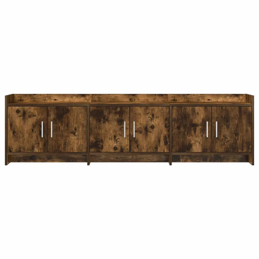 Meuble TV 168 x 33 x 47 cm Chêne fumé Bois d'ingénierie - 5