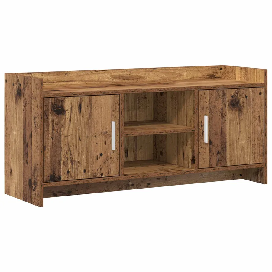 Meuble TV 102 x 33 x 47 cm Bois ancien Bois d'ingénierie - 2