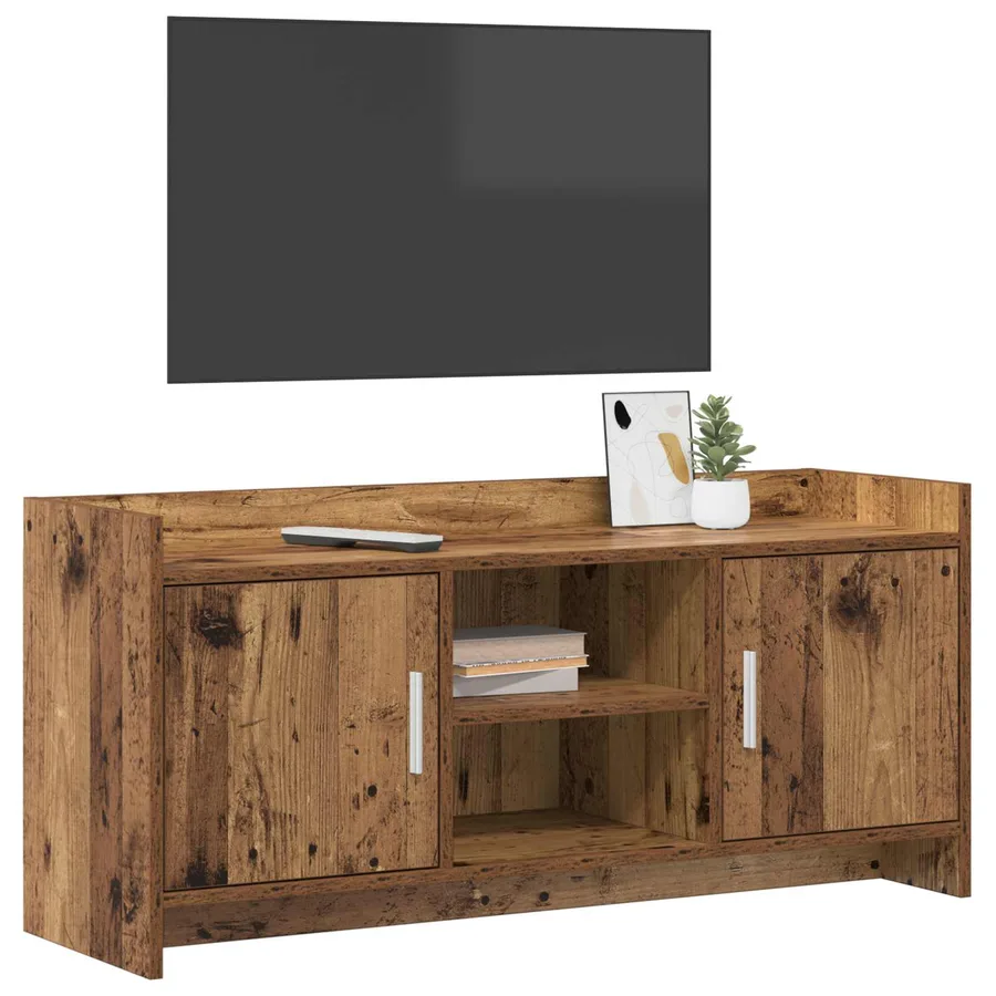 Meuble TV 102 x 33 x 47 cm Bois ancien Bois d'ingénierie - 3