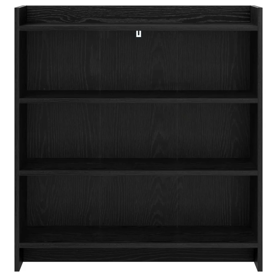 Buffet Chêne noir 75 x 36 x 80 cm Bois d'ingénierie - 4