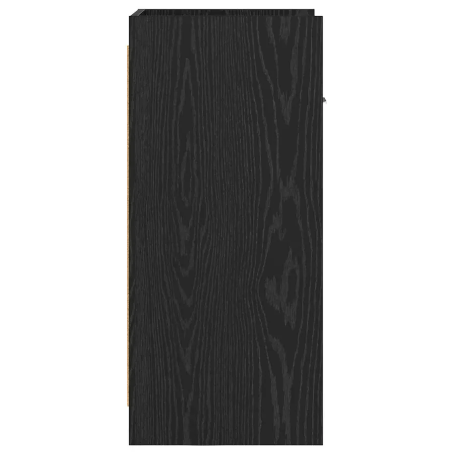 Buffet Chêne noir 40 x 36 x 80 cm Bois d'ingénierie - 6