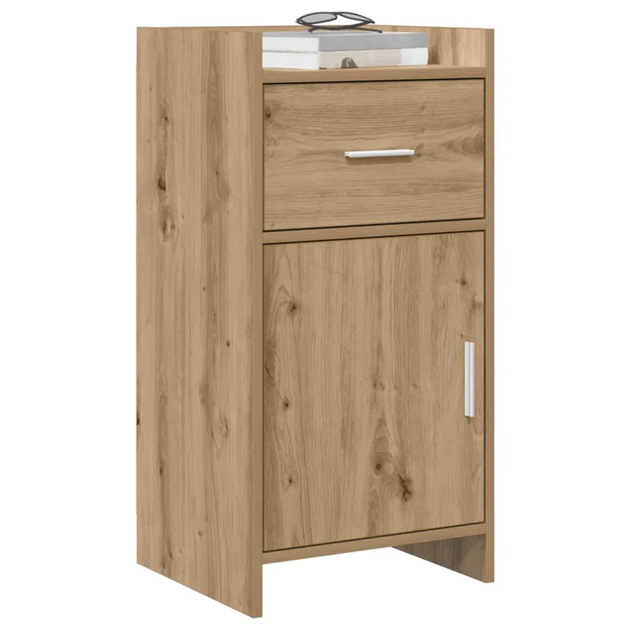 Buffet Chêne artisanal 40 x 36 x 80 cm Bois d'ingénierie - 3