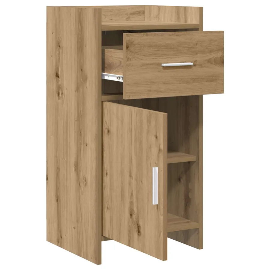 Buffet Chêne artisanal 40 x 36 x 80 cm Bois d'ingénierie - 4
