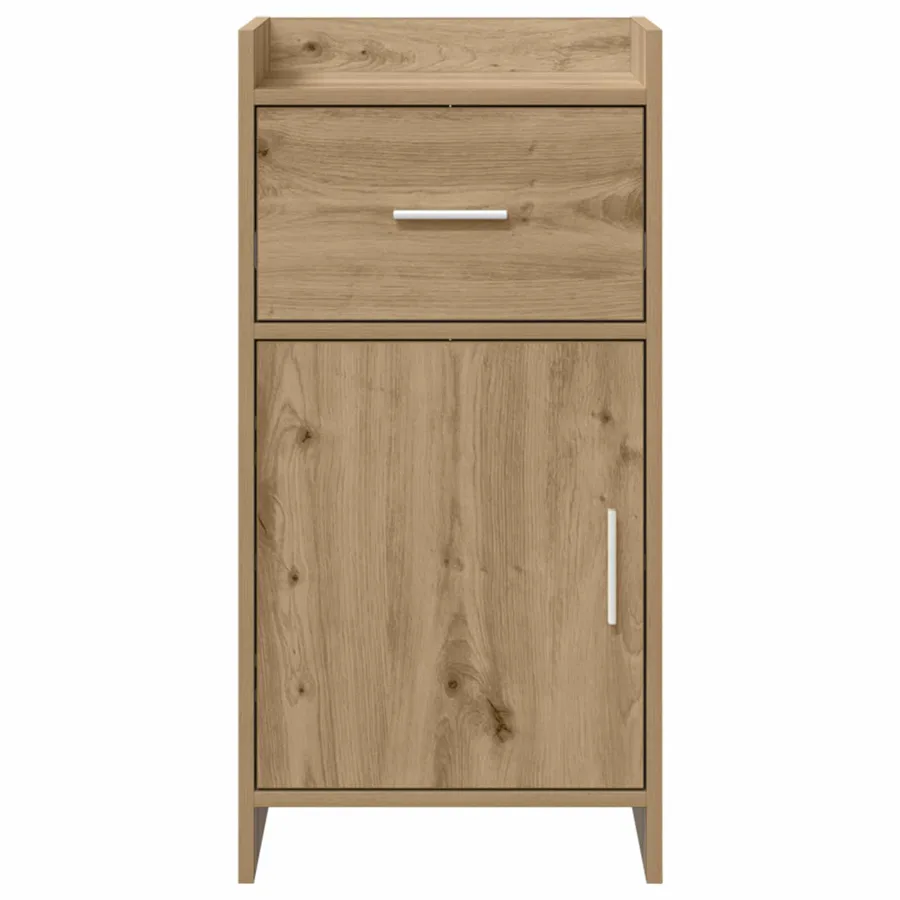 Buffet Chêne artisanal 40 x 36 x 80 cm Bois d'ingénierie - 5