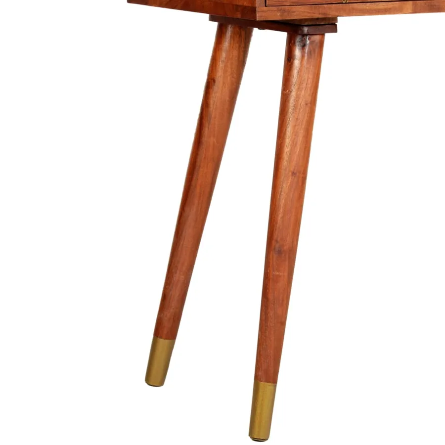 Table console 90x35x76 cm Bois d'acacia massif - 9
