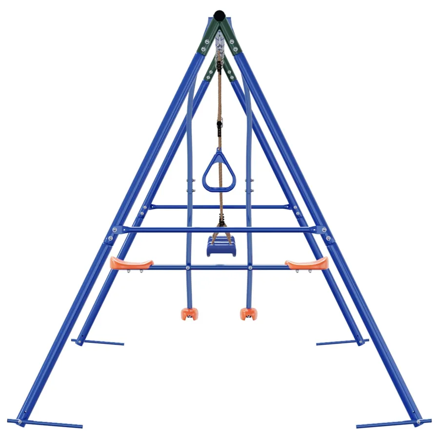 Ensemble de balançoires d'extérieur Multicolore Acier et PE - 5
