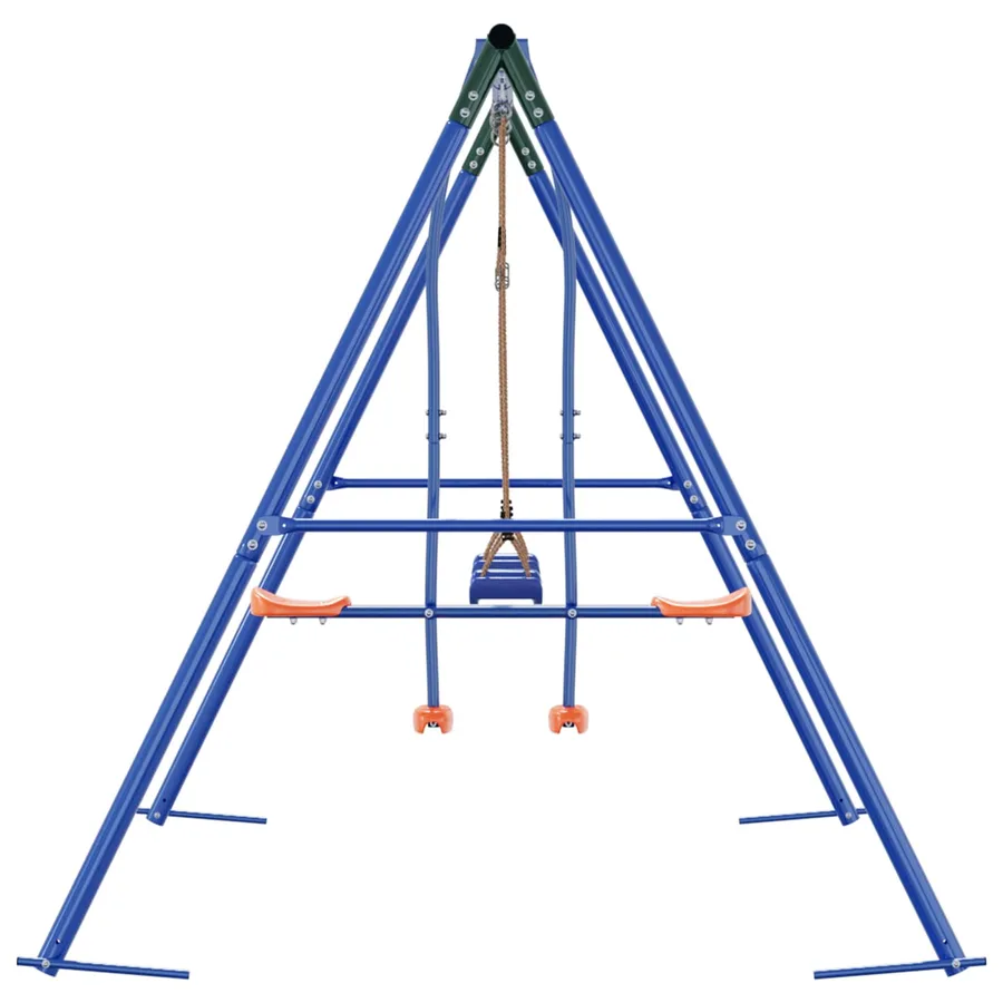 Ensemble de balançoires d'extérieur Multicolore Acier et PE - 5